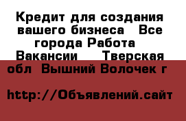 Кредит для создания вашего бизнеса - Все города Работа » Вакансии   . Тверская обл.,Вышний Волочек г.